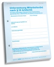 Unterweisung des Mitarbeiters